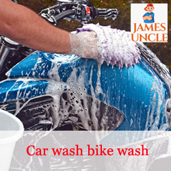 Car wash bike wash Mr. Manas Ghosal in Bally